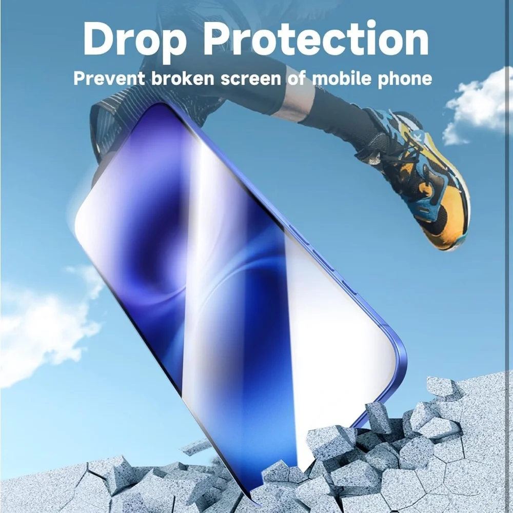 MAGIC JOHN 2 Pack Tempered Glass Screen Protector for iPhone 16 6.1 inch
